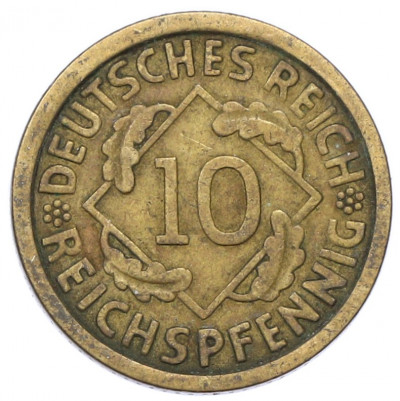 10 рейхспфеннигов 1925 года A Германия