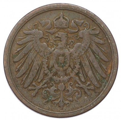 2 пфеннига 1907 года A Германия