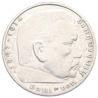 2 рейхсмарки 1937 года A Германия