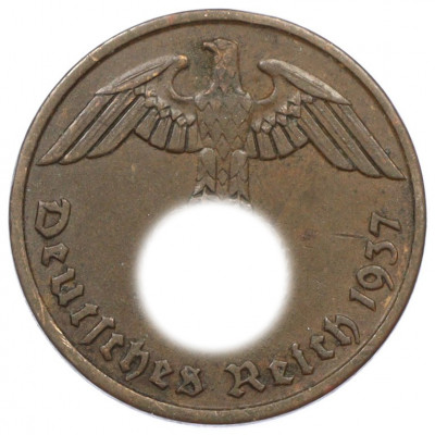 2 рейхспфеннига 1937 года A Германия