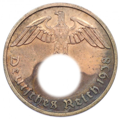 2 рейхспфеннига 1938 года A Германия