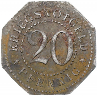 20 пфеннигов 1918 года Германия — Шварцбург-Зондерхаузен (Нотгельд)