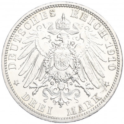 3 марки 1910 года A Германия (Гессен)