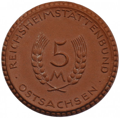 5 марок 1921 года Германия — город Остзахсен (Нотгельд)