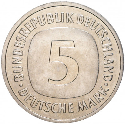 5 марок 1996 года D Германия