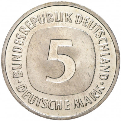 5 марок 1998 года F Германия