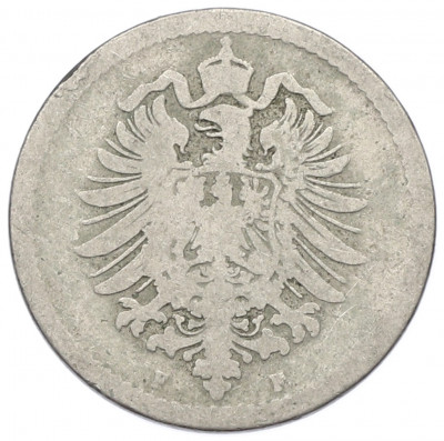 5 пфеннигов 1874 года F Германия