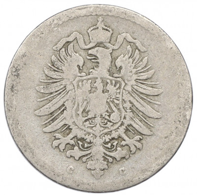 5 пфеннигов 1875 года C Германия
