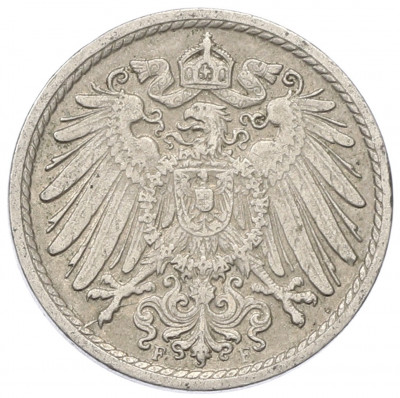 5 пфеннигов 1912 года F Германия