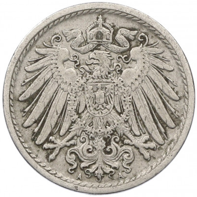 5 пфеннигов 1914 года A Германия
