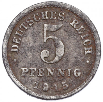 5 пфеннигов 1915 года A Германия