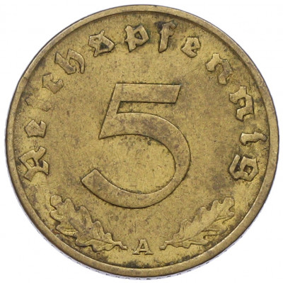 5 рейхспфеннигов 1937 года A Германия