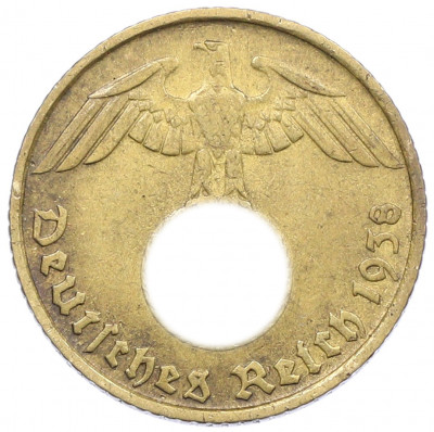 5 рейхспфеннигов 1938 года D Германия