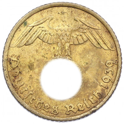 5 рейхспфеннигов 1939 года A Германия
