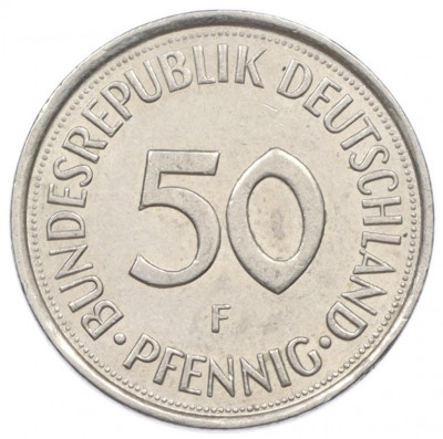 50 пфеннигов 1992 года F Германия