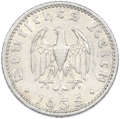 50 рейхспфеннигов 1935 года F Германия