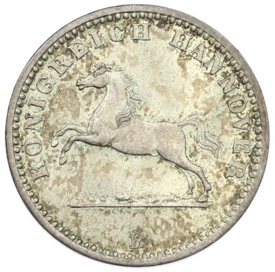 1 грош 1865 года Ганновер