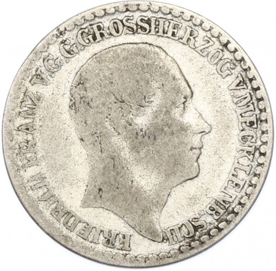1/12 талера 1848 года Мекленбург-Шверин