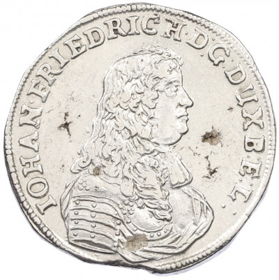 1/3 талера 1673 года Брауншвейг-Каленберг-Ганновер