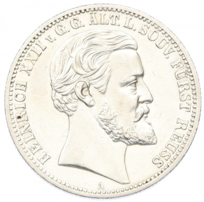 2 марки 1892 года A Рейсс-Грейц