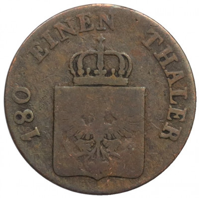 2 пфеннига 1844 года A Пруссия