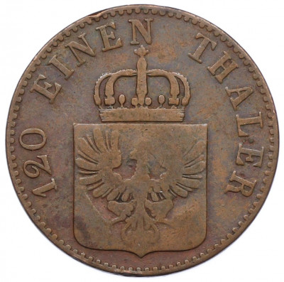 3 пфеннига 1851 года A Пруссия