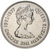 25 пенсов 1977 года Гернси «25 лет правления Королевы Елизаветы II»