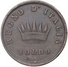 1 сольдо 1811 года Наполеоновское королевство Италия