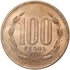 100 песо 1997 года Чили