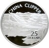 25 долларов 2003 года Соломоновы острова «Самолеты — China Clipper»