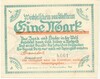 1 марка 1920 года Германия — город Штекхайм (Нотгельд)