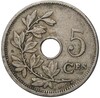 5 сантимов 1920 года Бельгия — легенда на французском (BELGIQUE)