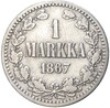 1 марка 1867 года Русская Финляндия