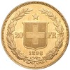 20 франков 1896 года Швейцария