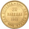 20 марок 1911 года Русская Финляндия