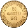 20 марок 1904 года Русская Финляндия