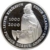 1000 крон 2000 года Исландия «1000 лет путешествию Лейфа Эрикссона»
