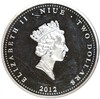 2 доллара 2012 года Ниуэ «Шарики лото»