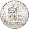 100 франков 1986 года Франция «100 лет Статуе Свободы» (Пьедфорд)