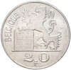 20 франков 1950 года Бельгия — легенда на французском (BELGIQUE)