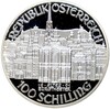 100 шиллингов 1991 года Австрия «200 лет со дня смерти Вольфганга Амадея Моцарта — Бургтеатр»