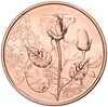 10 евро 2021 года Австрия «Язык цветов — Роза»