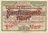 5 миллионов марок 1923 года Германия — город Гамбург (Нотгельд. Гроссгельд)