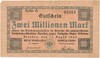 2 миллиона марок 1923 года Германия — Железные дороги Дрездена (Нотгельд. Гроссгельд)
