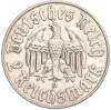 2 рейхсмарки 1933 года D Германия «450 лет со дня рождения Мартина Лютера»