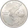1 доллар 1991 года D США «38 лет Корейской войне»