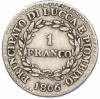 1 франк 1806 года Лукка и Пьомбиньо