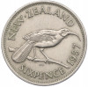 6 пенсов 1957 года Новая Зеландия