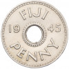 1 пенни 1945 года Фиджи