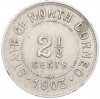 2 1/2 цента 1903 года Британское Северное Борнео